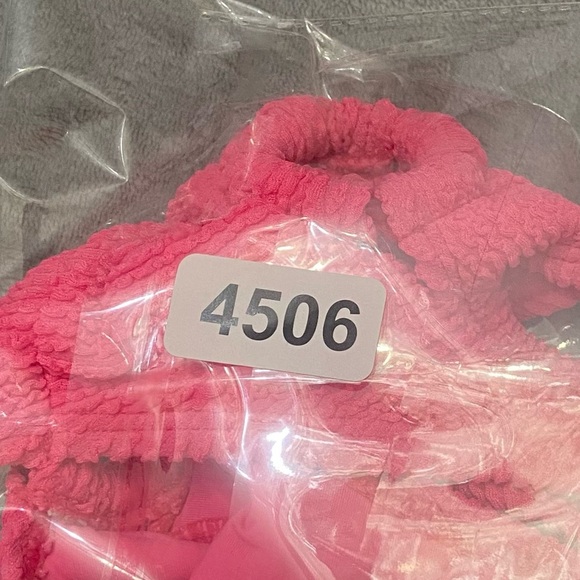 New! Good American always fits monokini hot neon pink nwot 24506 - Picture 9 of 9